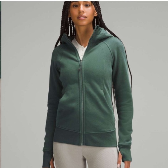 Lululemon Scuba Full-Zip Hoodie in Dark Forest New with Tags! - Picture 1 of 8
